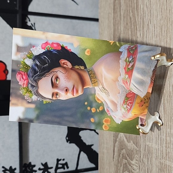 4x6 Princess Floral Fantasy Art Watercolor Oil‎ Painting Print - Picture 5 of 5